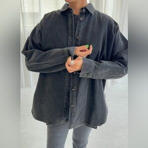 Le Bon Shoppe Women's Gray Jean Jacket